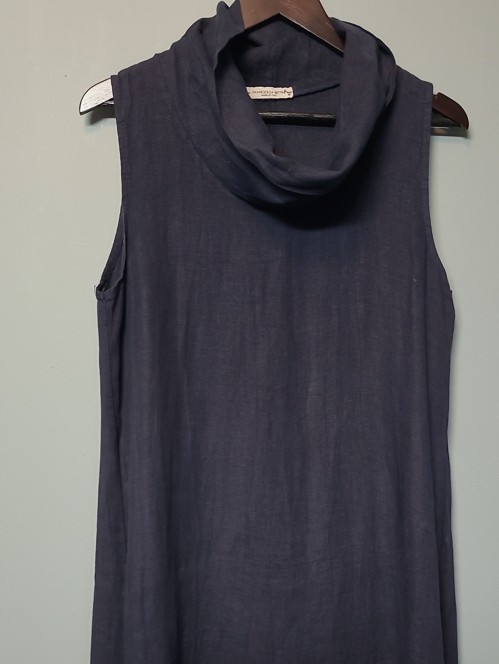 Francesca's Collections Dark Navy Sleeveless Cowl Neck Camisole